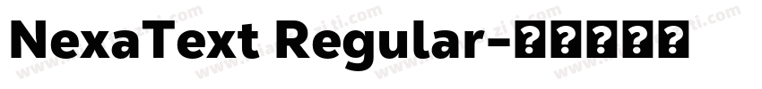 NexaText Regular字体转换